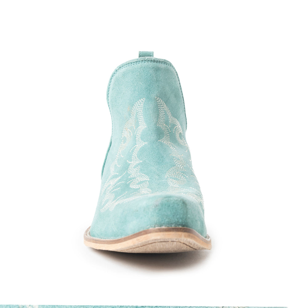 Myra Trail Runner Booties In Sky Blue