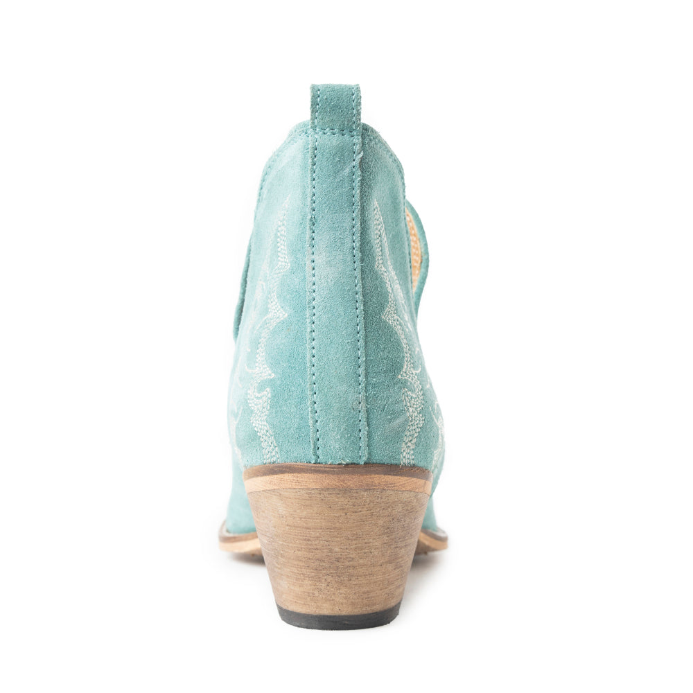Myra Trail Runner Booties In Sky Blue