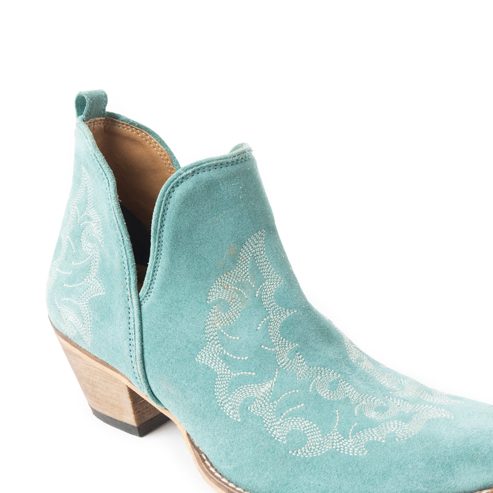 Myra Trail Runner Booties In Sky Blue