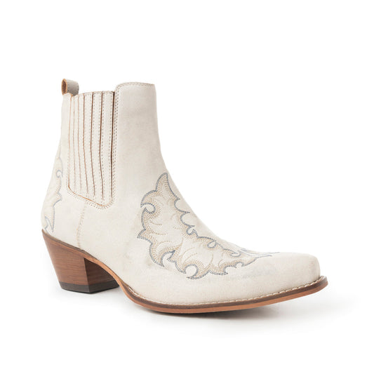Myra Dearling Ranch Booties In White