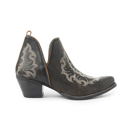Myra Trail Runner Booties In Dusty Black