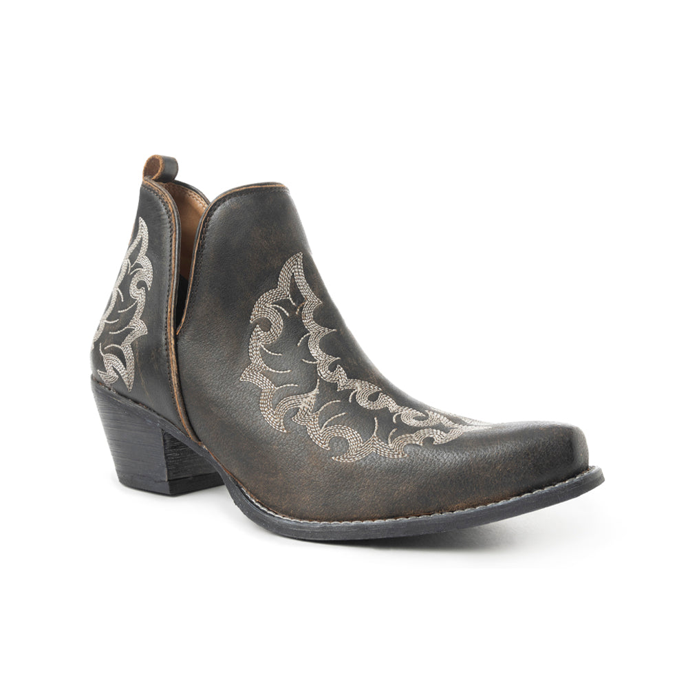 Myra Trail Runner Booties In Dusty Black