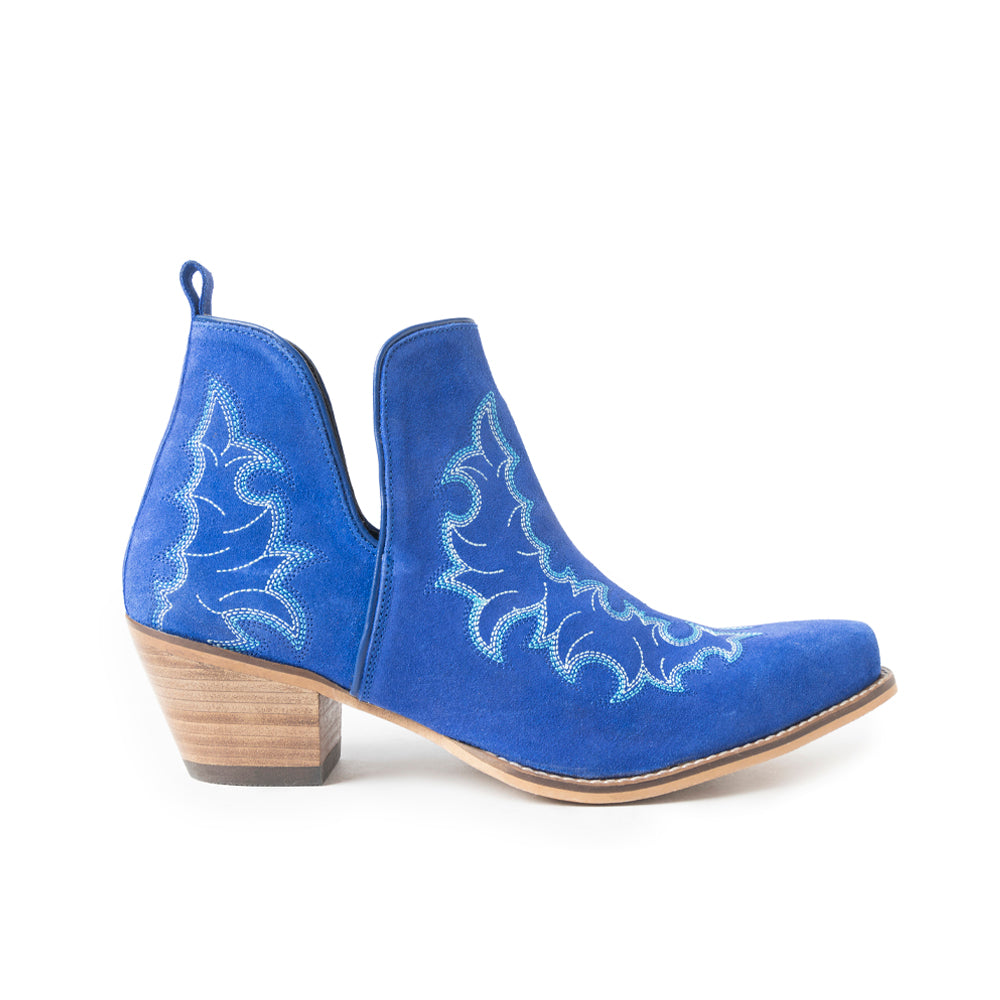 Myra Kassie Trailhead Booties In Blue
