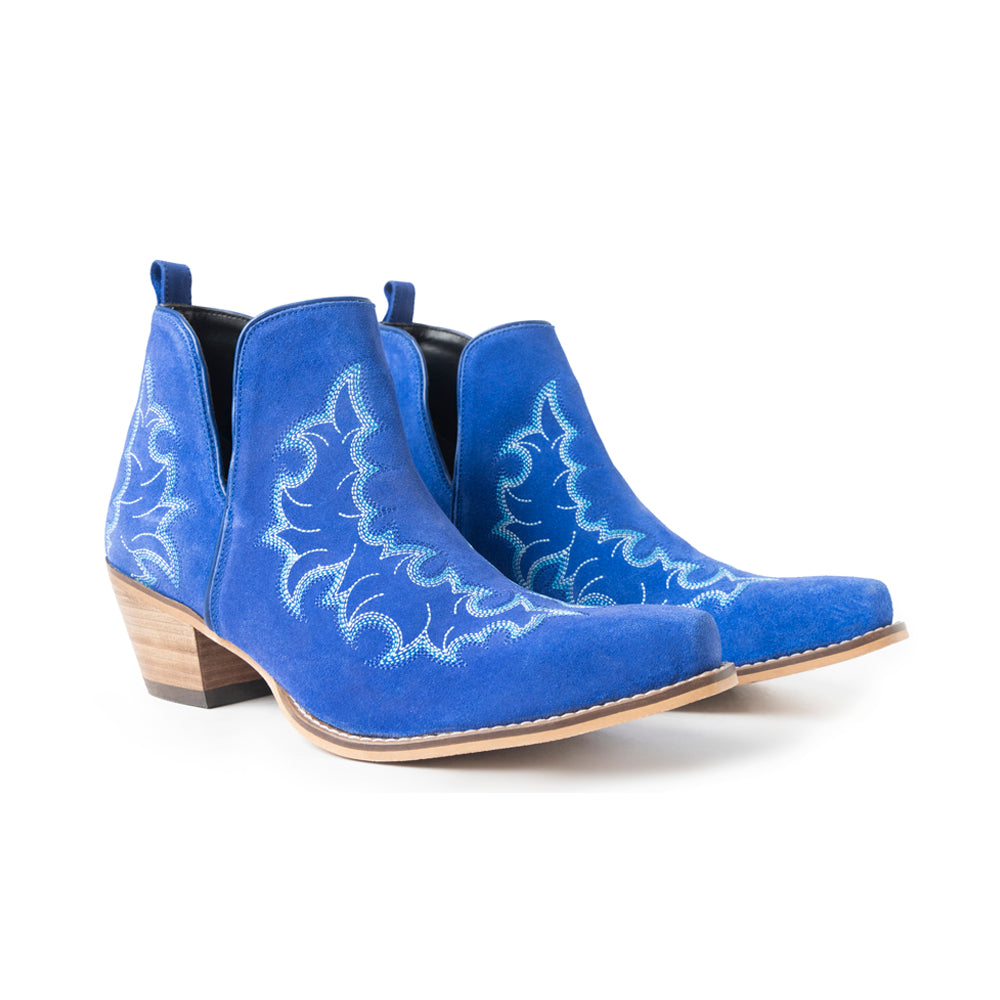 Myra Kassie Trailhead Booties In Blue