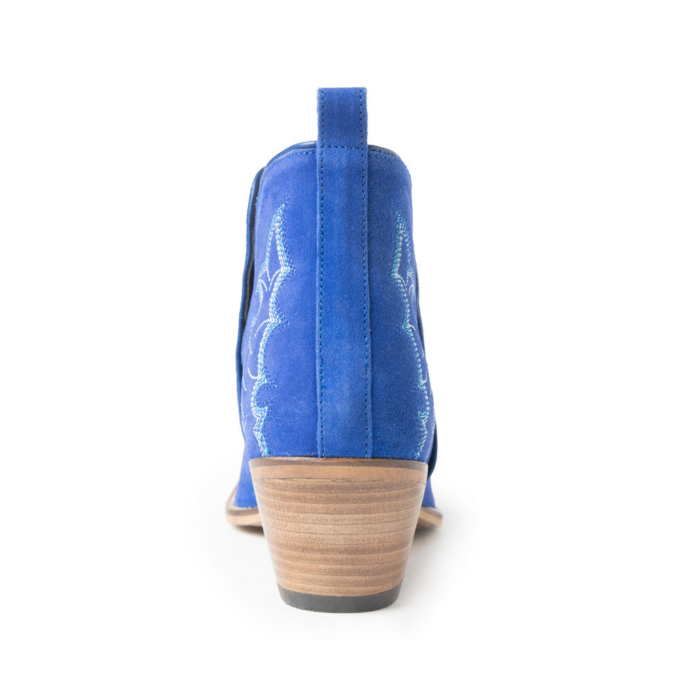 Myra Kassie Trailhead Booties In Blue