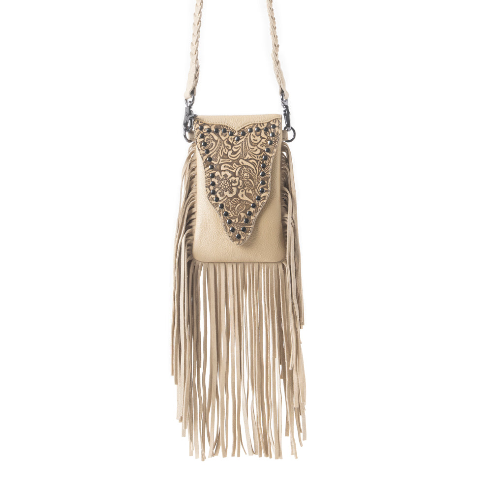 Myra Whispering Totem Leather Bag in Nomad Ivory
