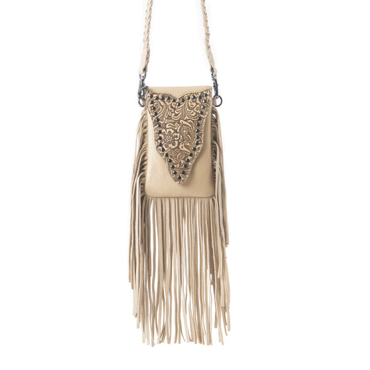Myra Whispering Totem Leather Bag in Nomad Ivory