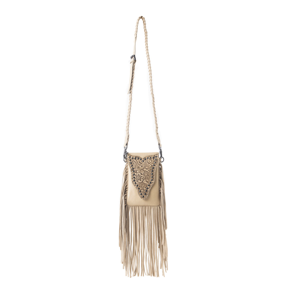 Myra Whispering Totem Leather Bag in Nomad Ivory