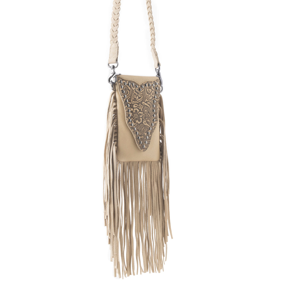 Myra Whispering Totem Leather Bag in Nomad Ivory