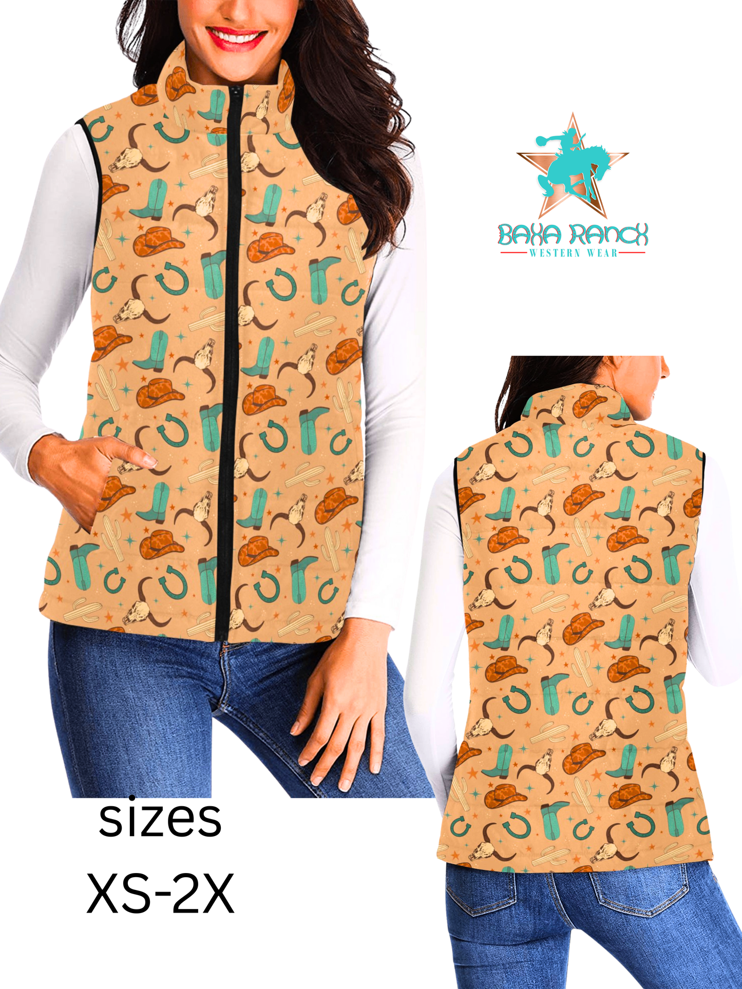 Totally Western Women's Western Puffy Vest