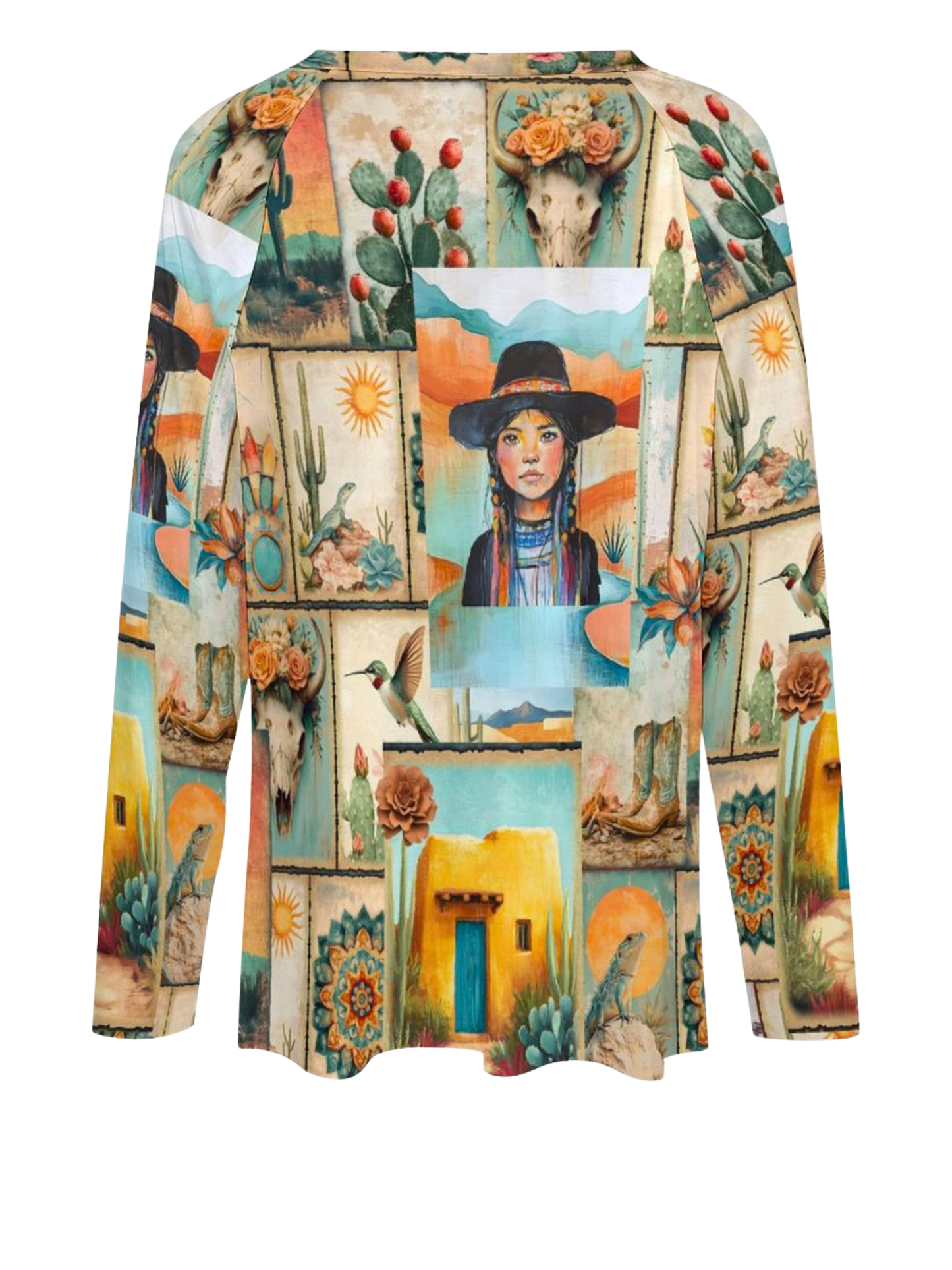 Colores de Mexico Pictures of the Southwest Long Sleeve Loose Tee