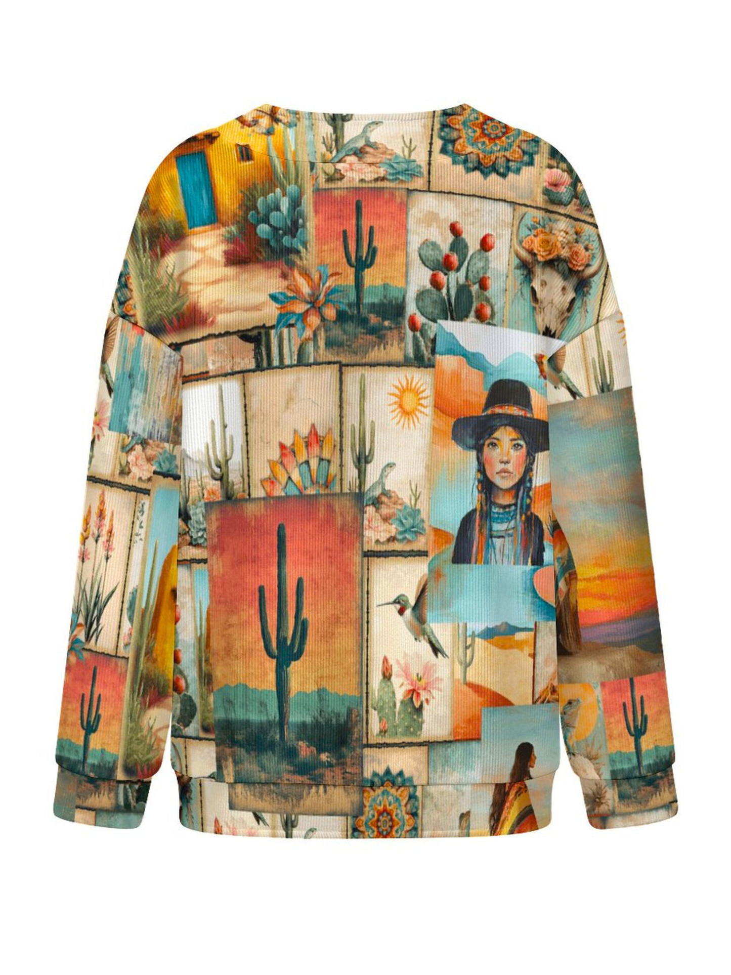 Colores de Mexico Pictures of the Southwest Drop Shoulder Cardigan