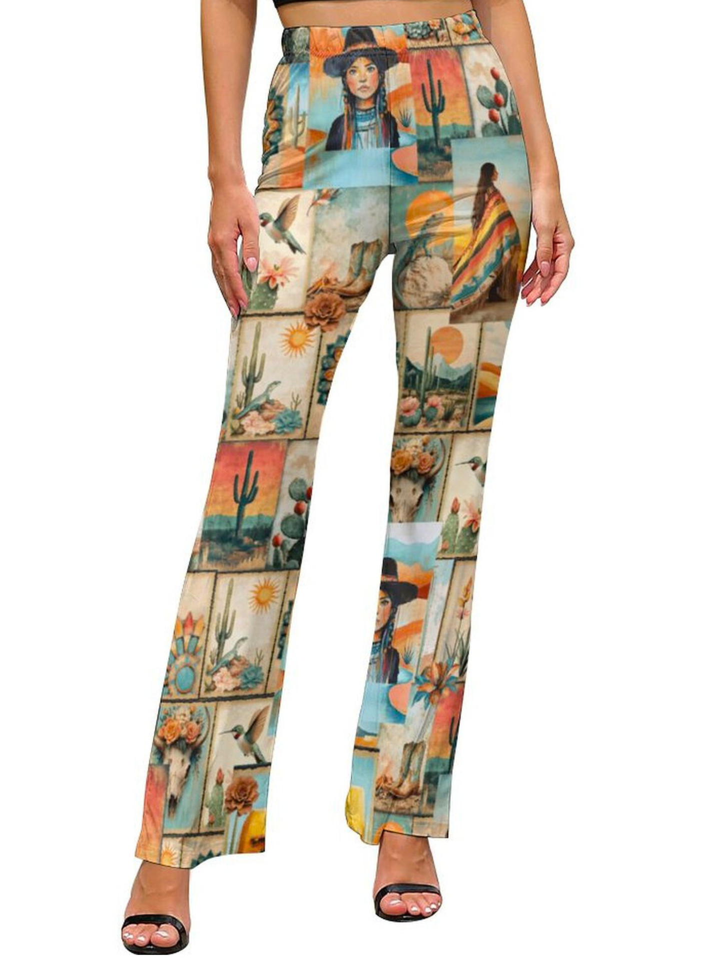 Colores de Mexico Flare Pants Pictures of the Southwest