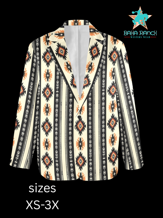 Colores de Mexico Southwest Aztec Blazer