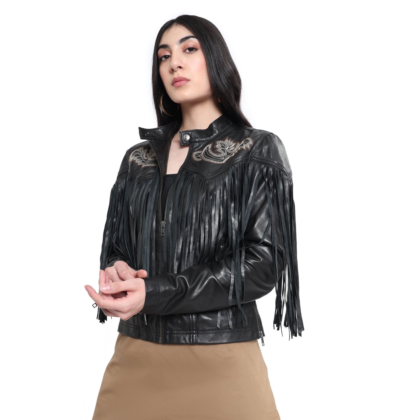 Myra Blackverse Leather Jacket