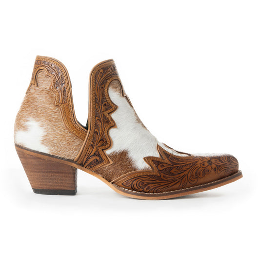 Myra Frisco Falls Hair-on Hide & Hand-tooled Boots