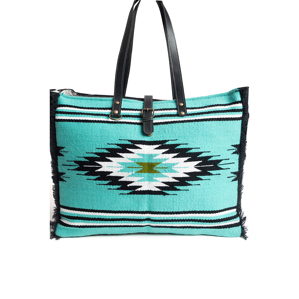 Myra Riverbend Serape Weekender Bag
