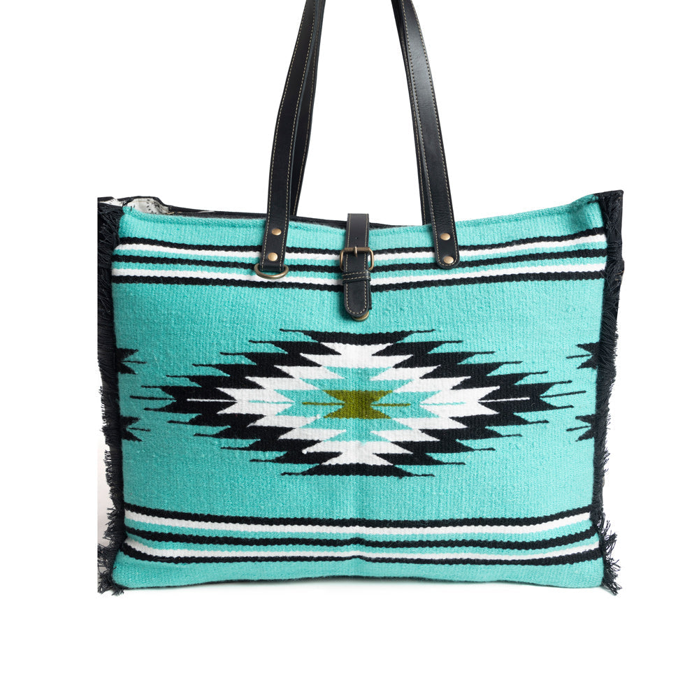 Myra Riverbend Serape Weekender Bag