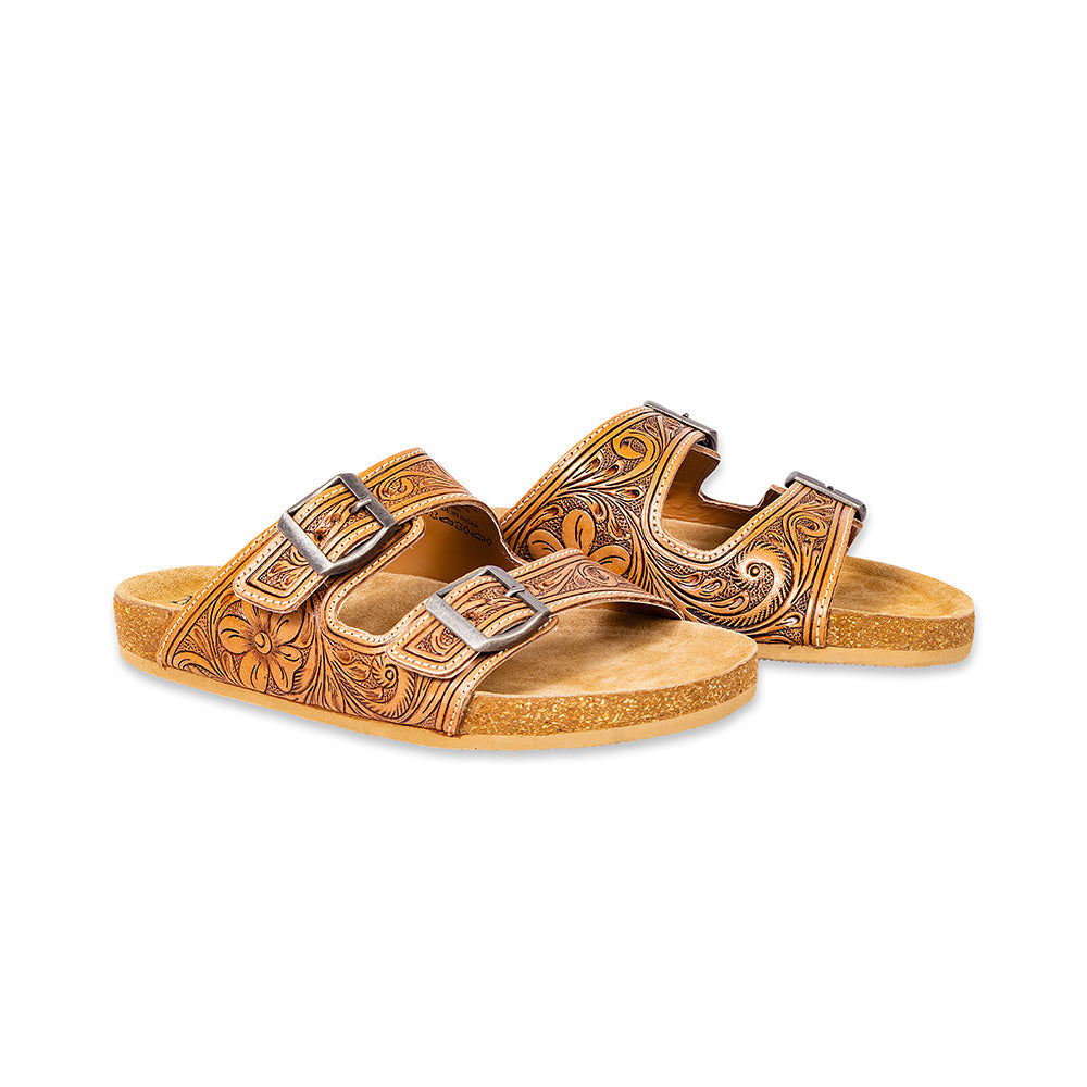 Myra Darla Trail Hand-Tooled Sandals