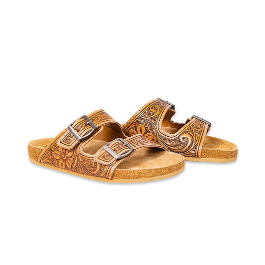 Myra Darla Trail Hand-Tooled Sandals