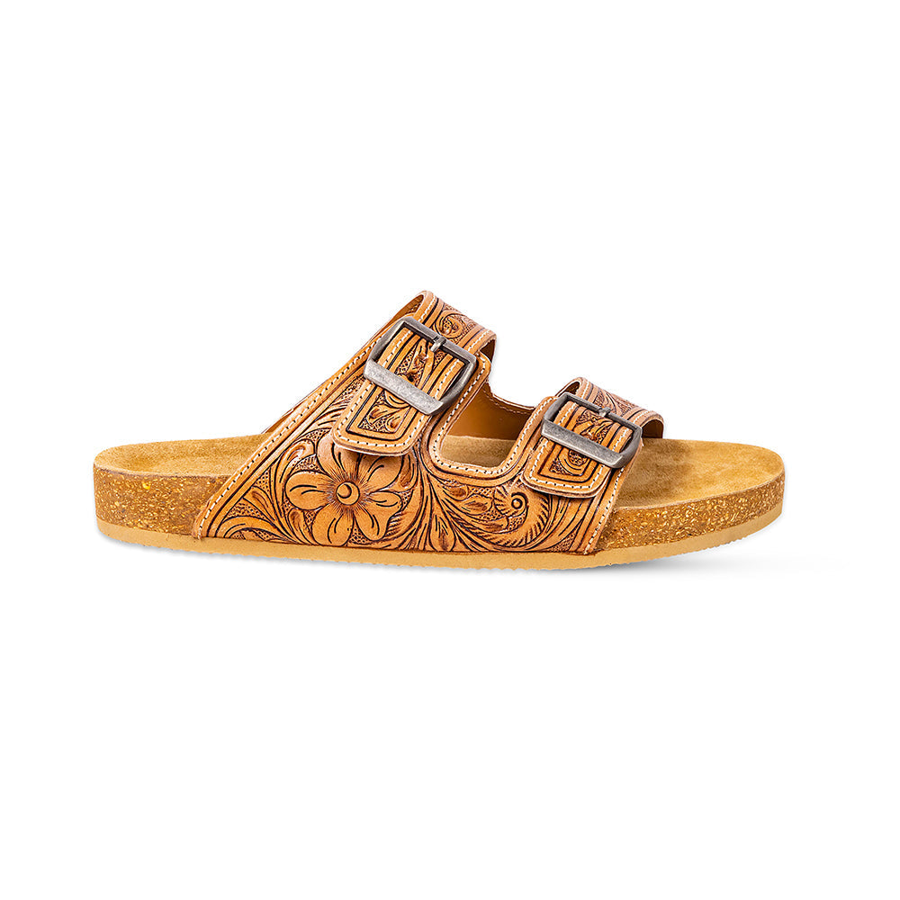Myra Darla Trail Hand-Tooled Sandals
