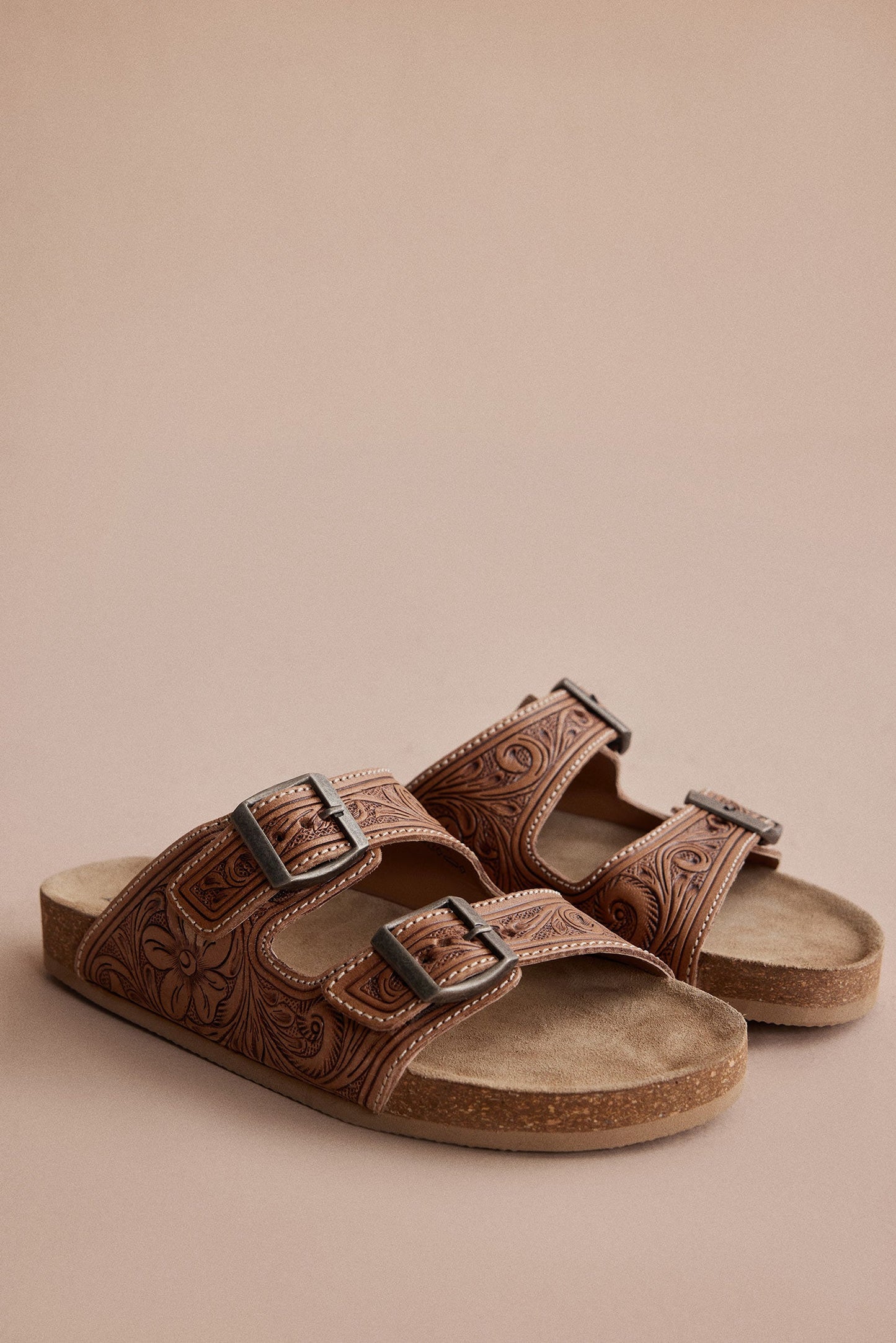 Myra Darla Trail Hand-Tooled Sandals