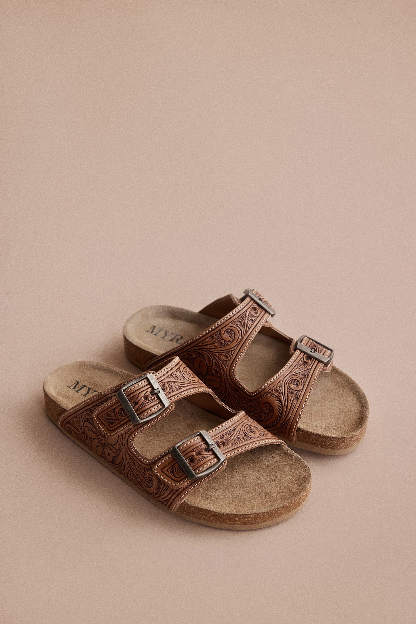 Myra Darla Trail Hand-Tooled Sandals
