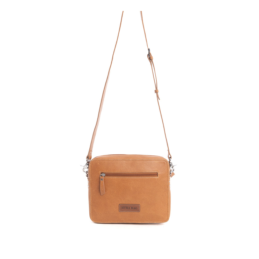 Myra Mirage Trail Hand-Tooled Leather Bag