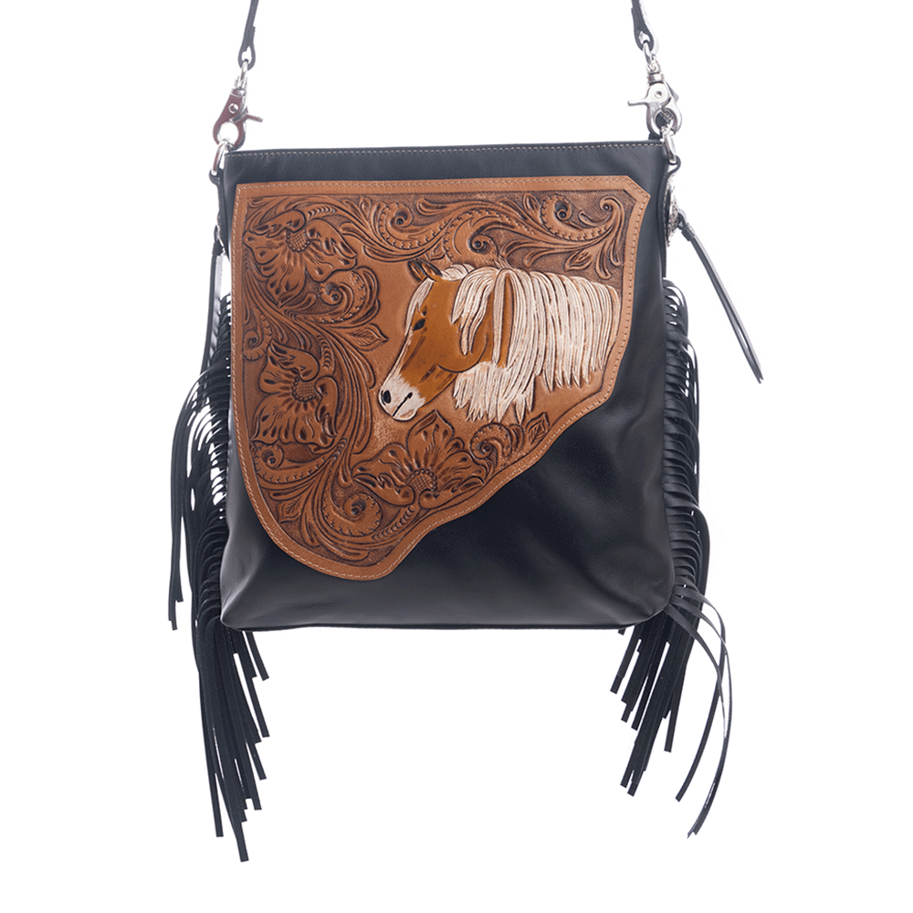 Myra Stallion Spirit Hand-Tooled Bag