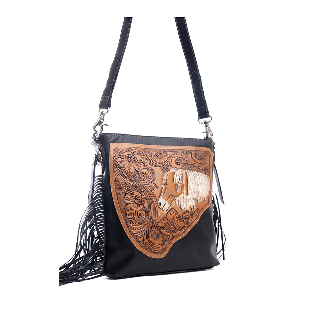 Myra Stallion Spirit Hand-Tooled Bag