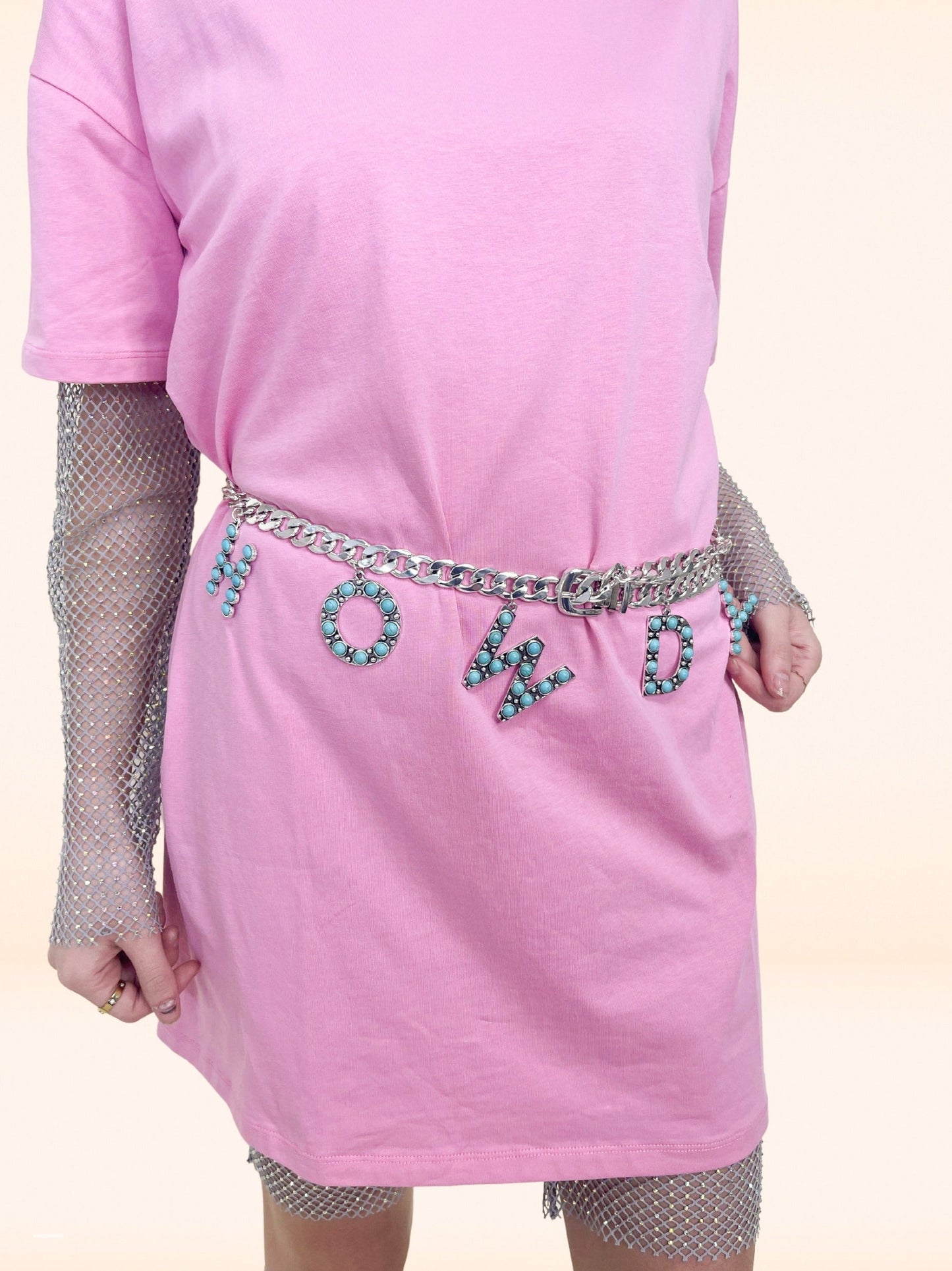 Turquoise Howdy Belt, Plus Size