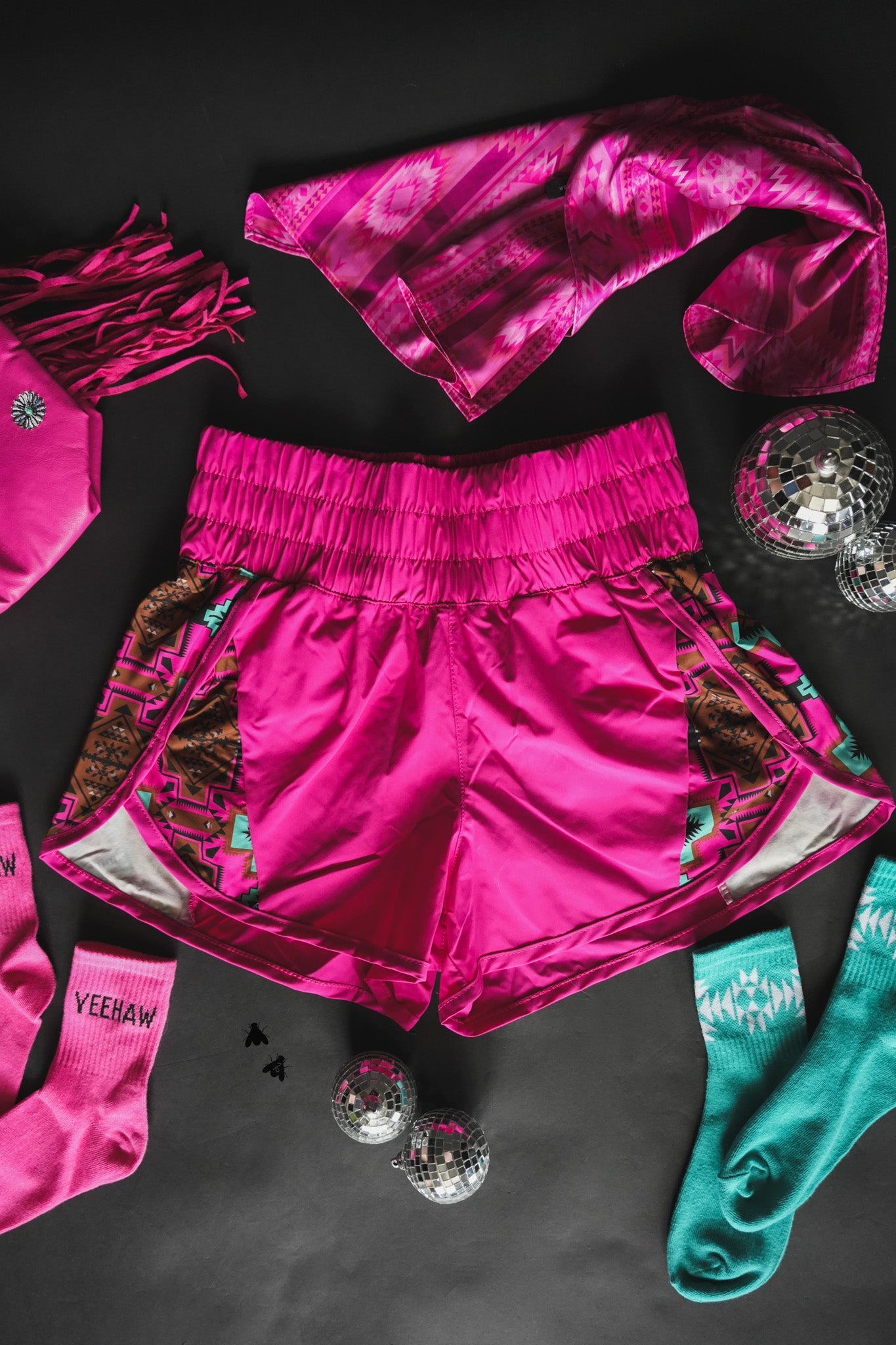 Short Rounds * Fuschia Shorts