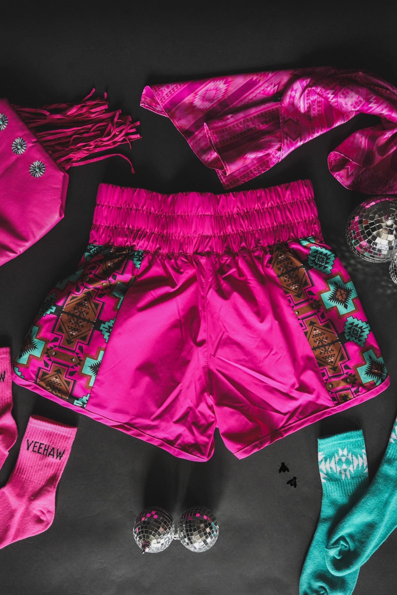 Short Rounds * Fuschia Shorts