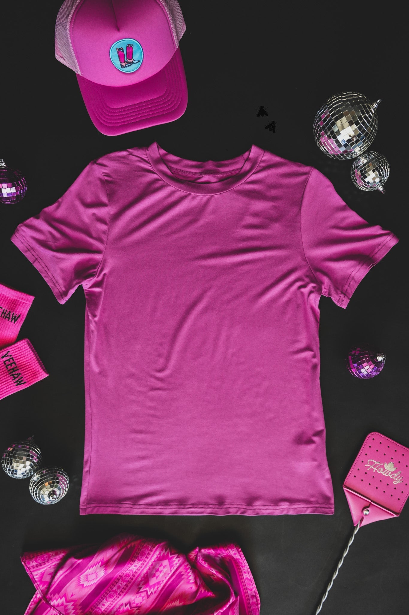 Solid Choices * Pinky Pop Tee