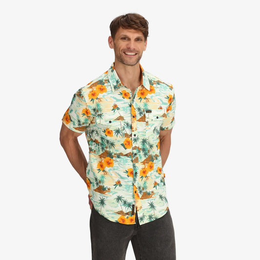 Men's Enduro Aloha Hawaiian Tech Shirt