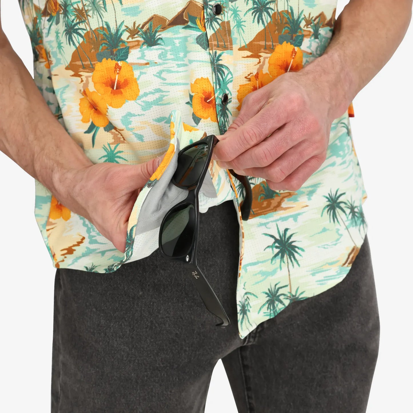 Men's Enduro Aloha Hawaiian Tech Shirt