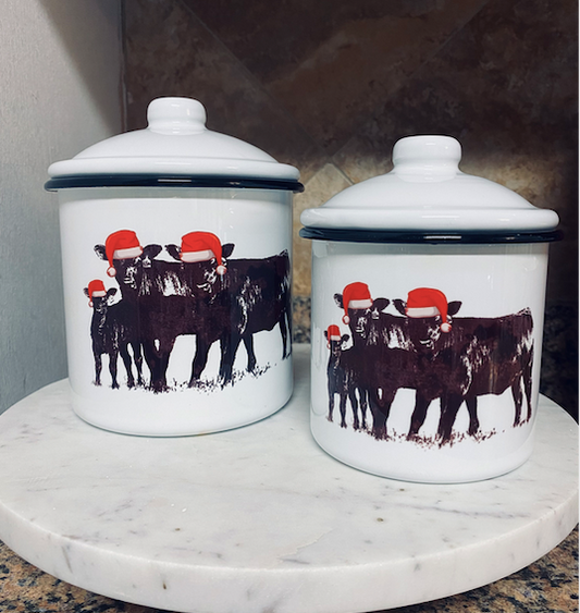 Christmas Herd Canisters