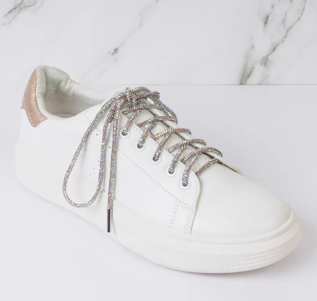 Rhinestone Hoodie Shoe Laces String Bling choice of colors