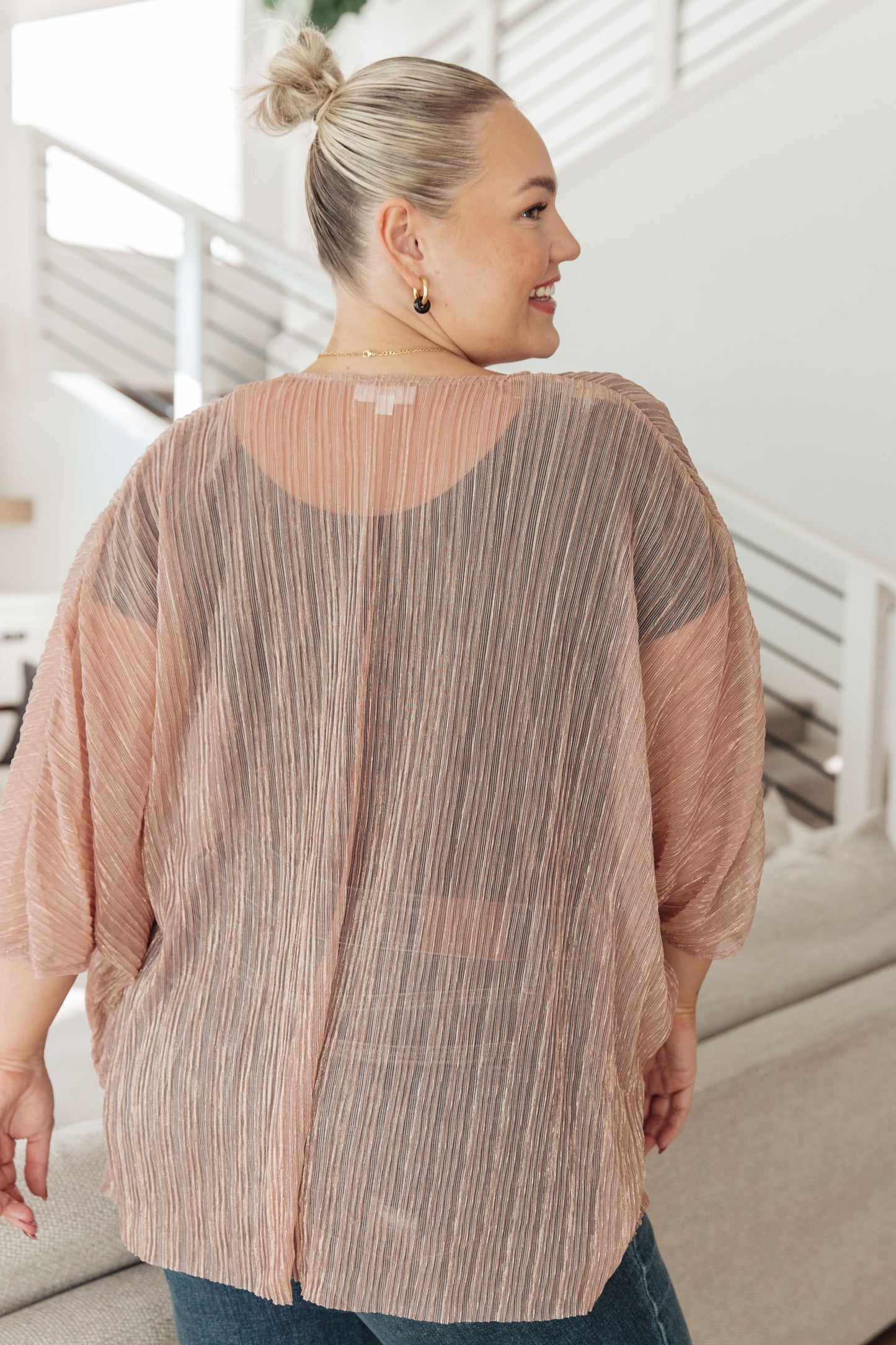 Sheer Shimmer Kimono