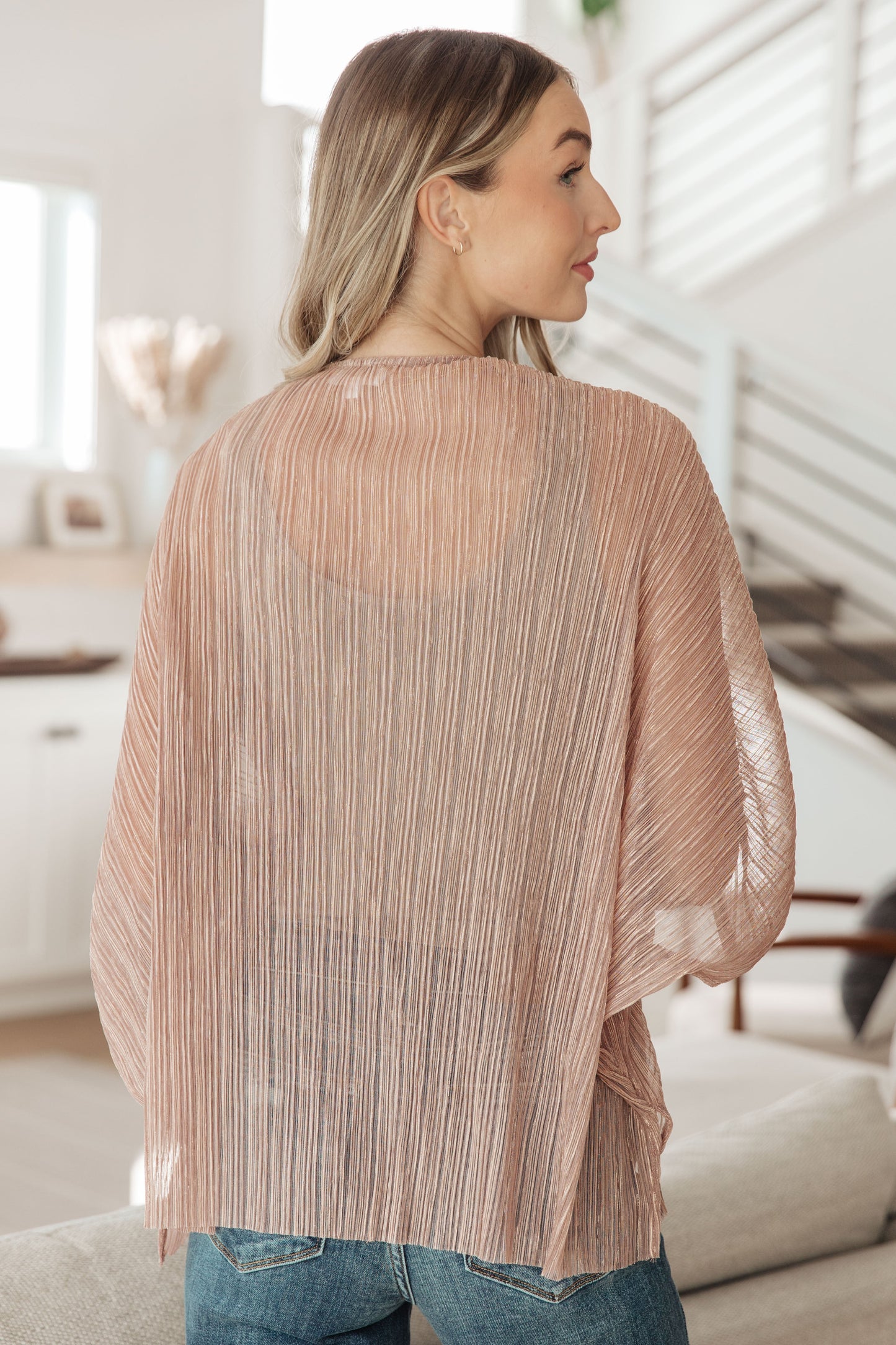 Sheer Shimmer Kimono