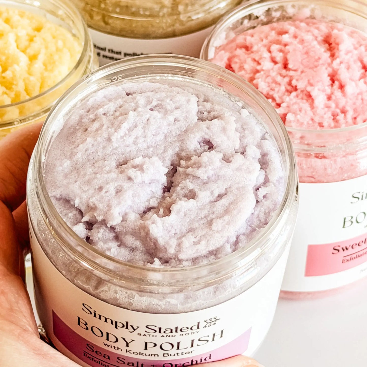 Simply Stated Sea Salt + Orchid Body Polish