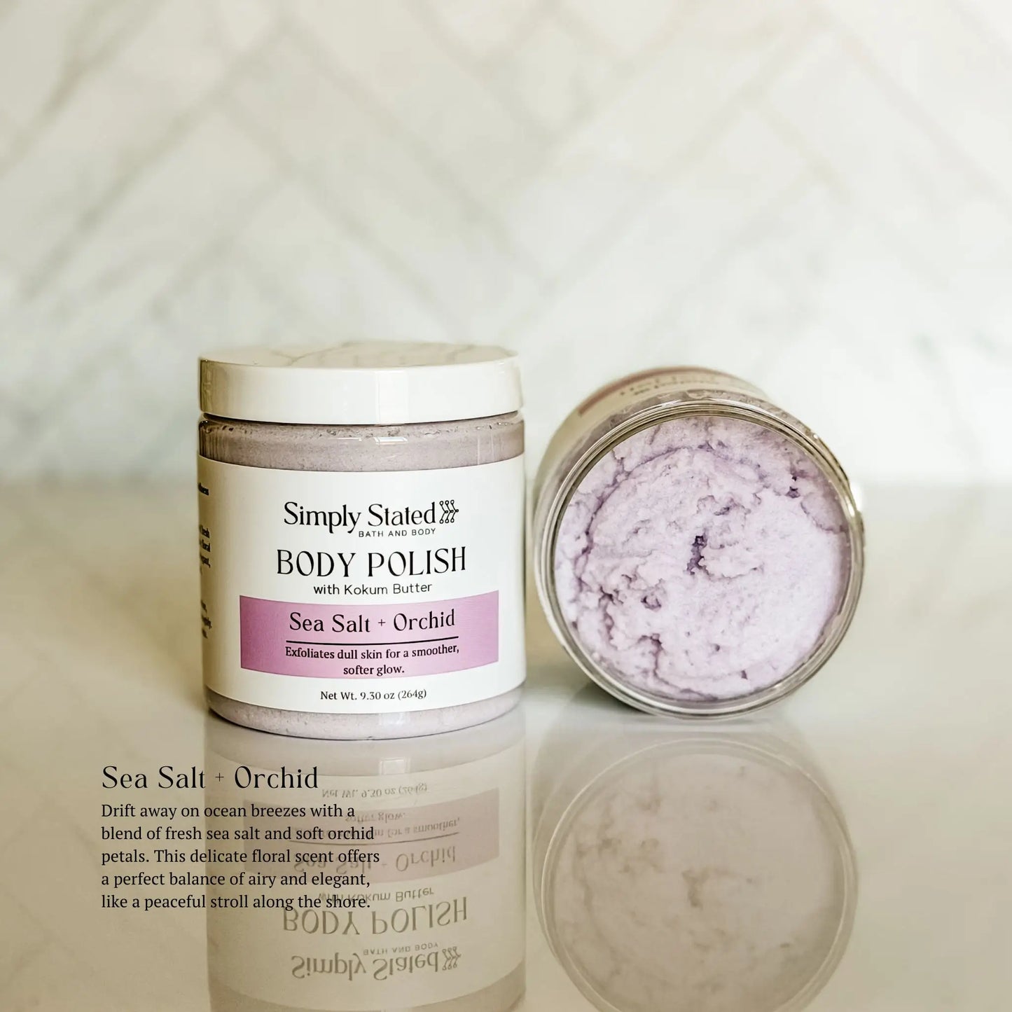 Simply Stated Sea Salt + Orchid Body Polish