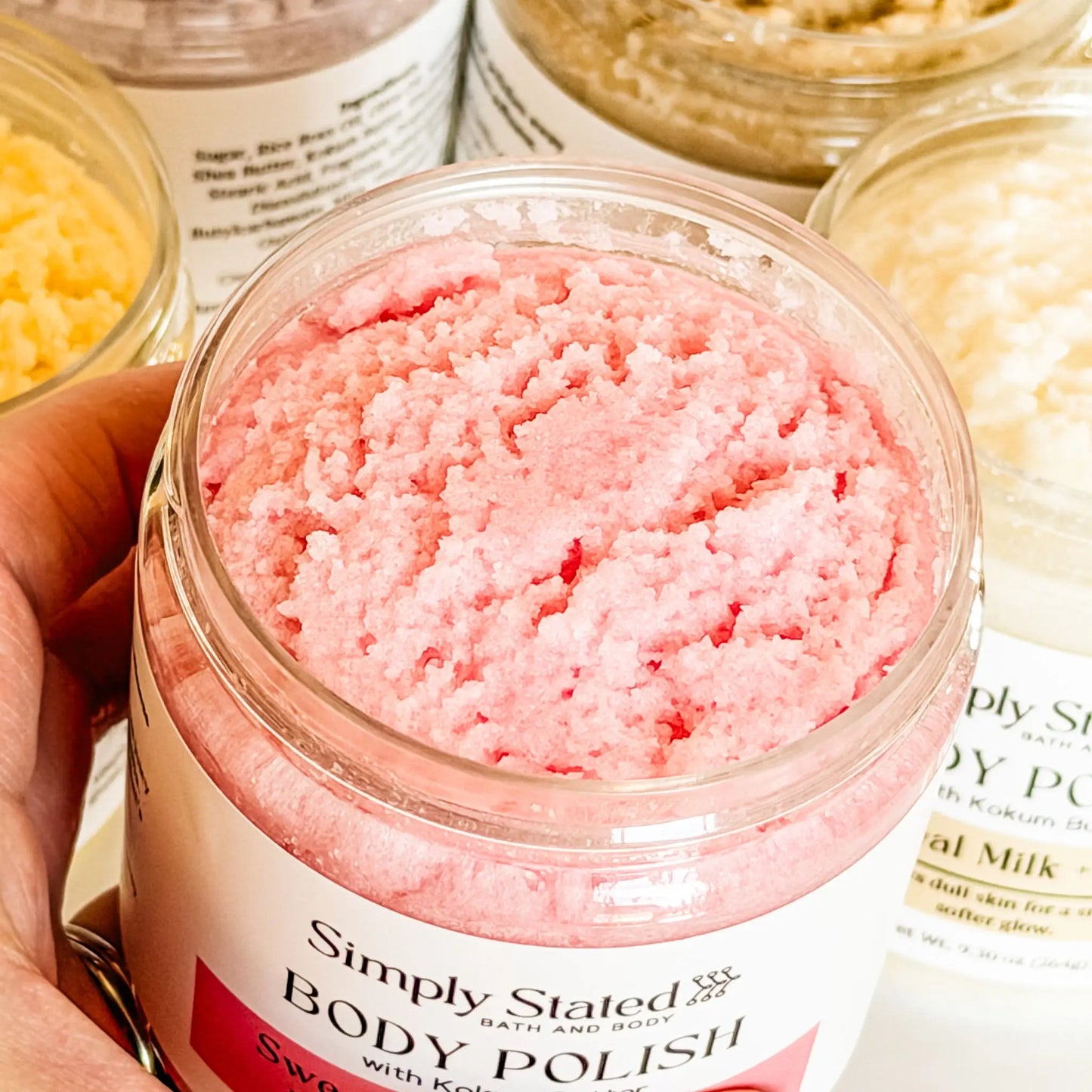Simply Stated Sweet Berry + Vanilla Body Polish