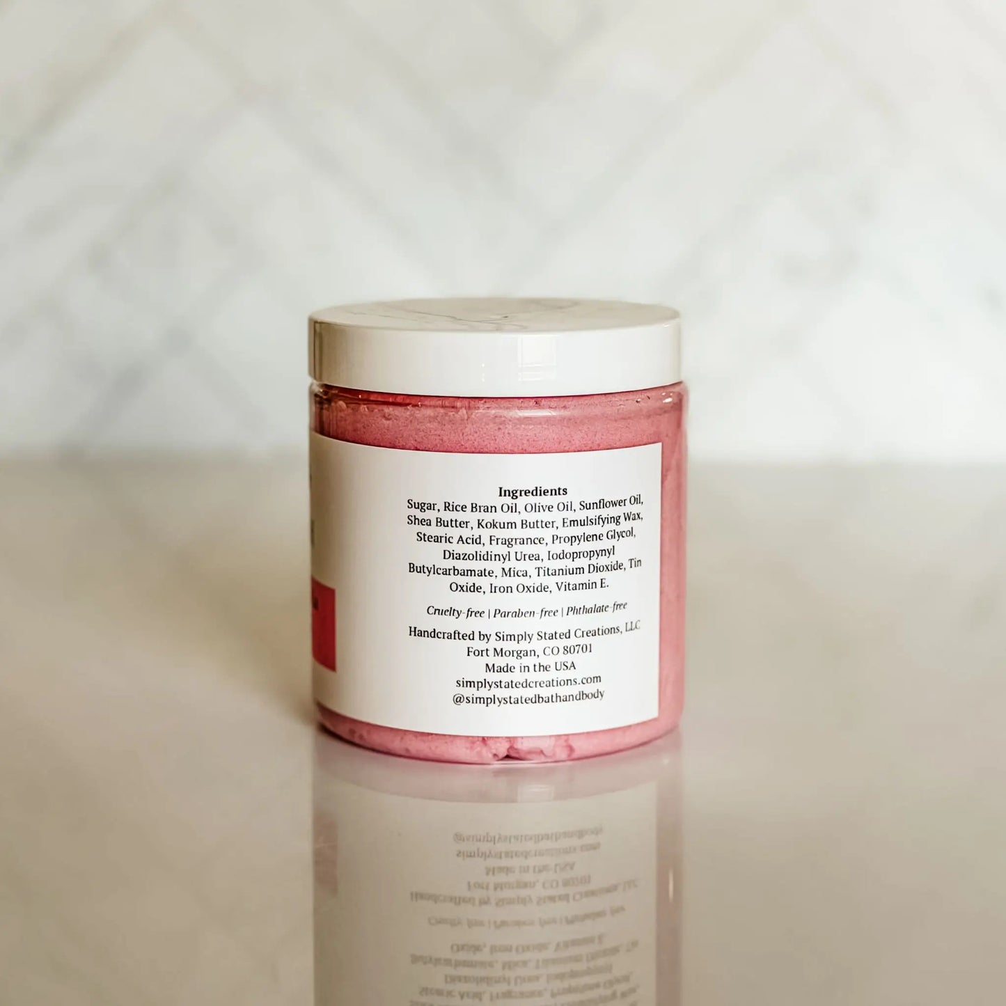 Simply Stated Sweet Berry + Vanilla Body Polish