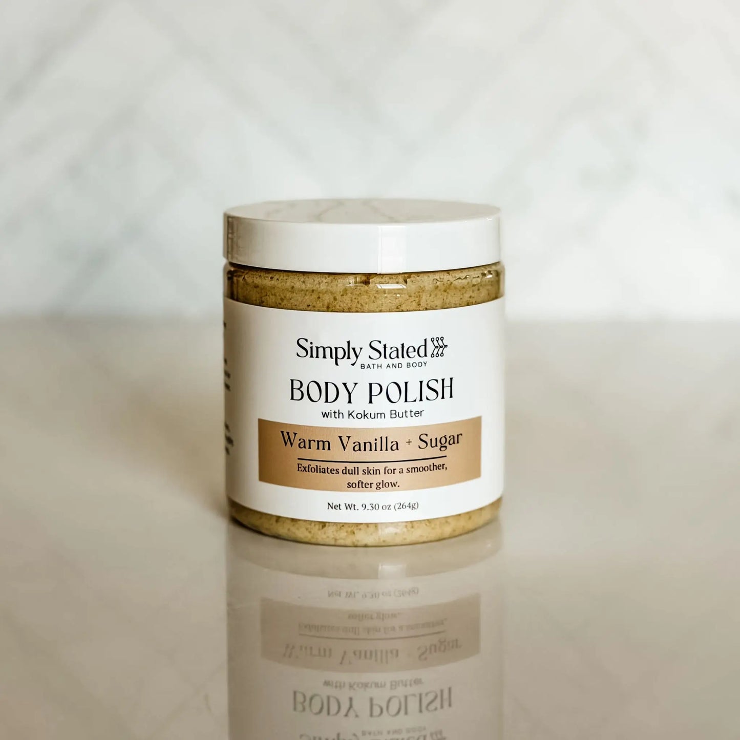 Simply Stated Warm Vanilla + Sugar Body Polish