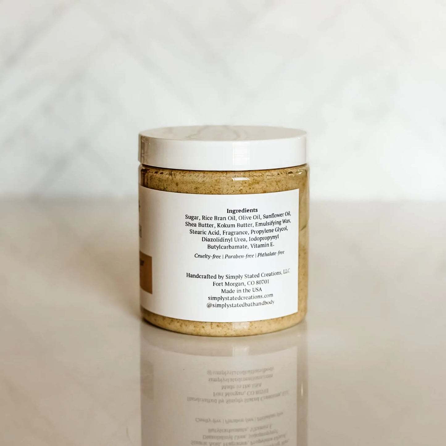 Simply Stated Warm Vanilla + Sugar Body Polish