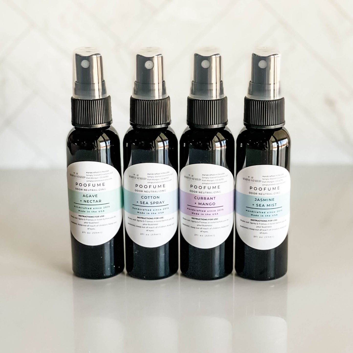 Cotton + Sea Spray Poofume | Bathroom Odor Neutralizing Spray