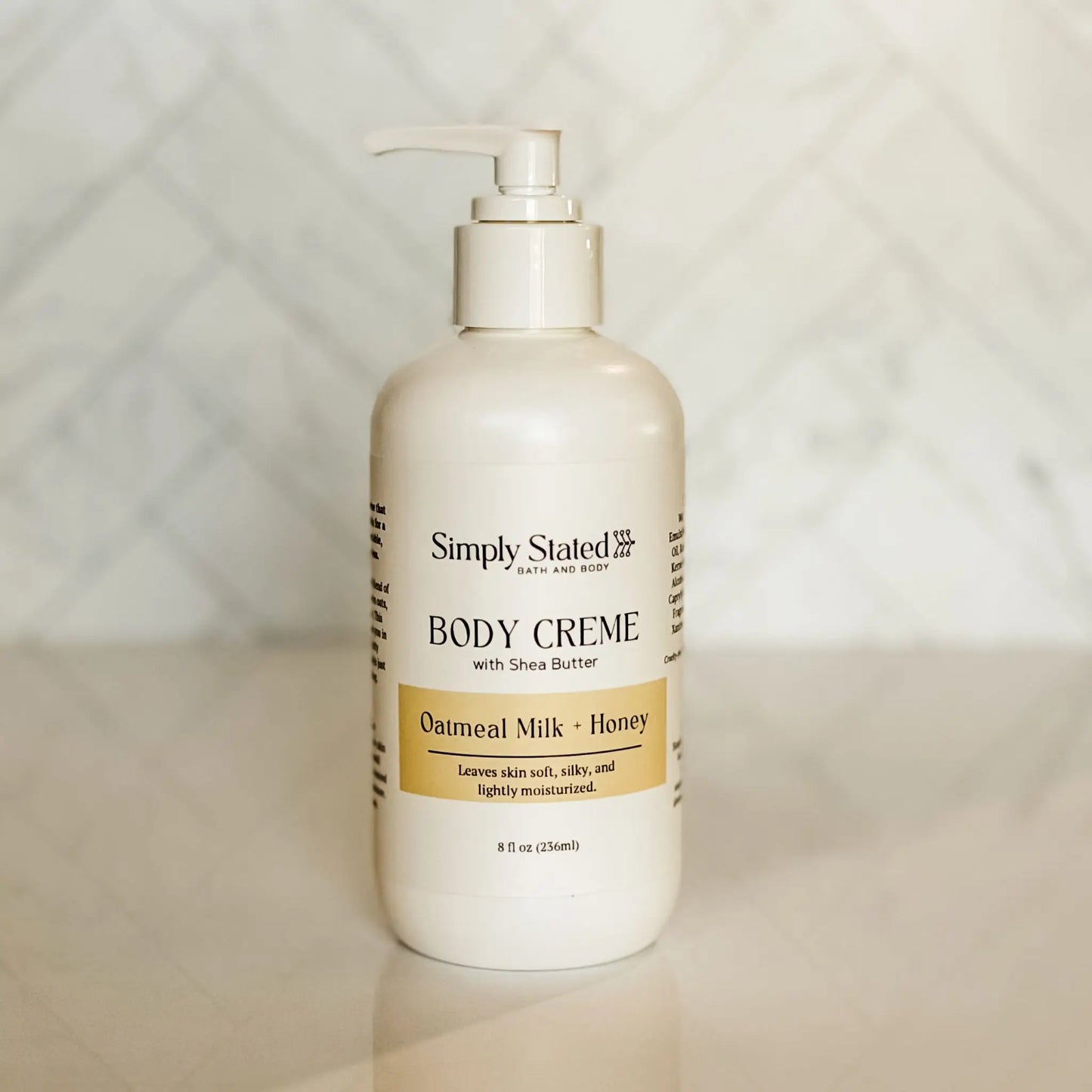 Simply Stated Oatmeal Milk + Honey Body Creme