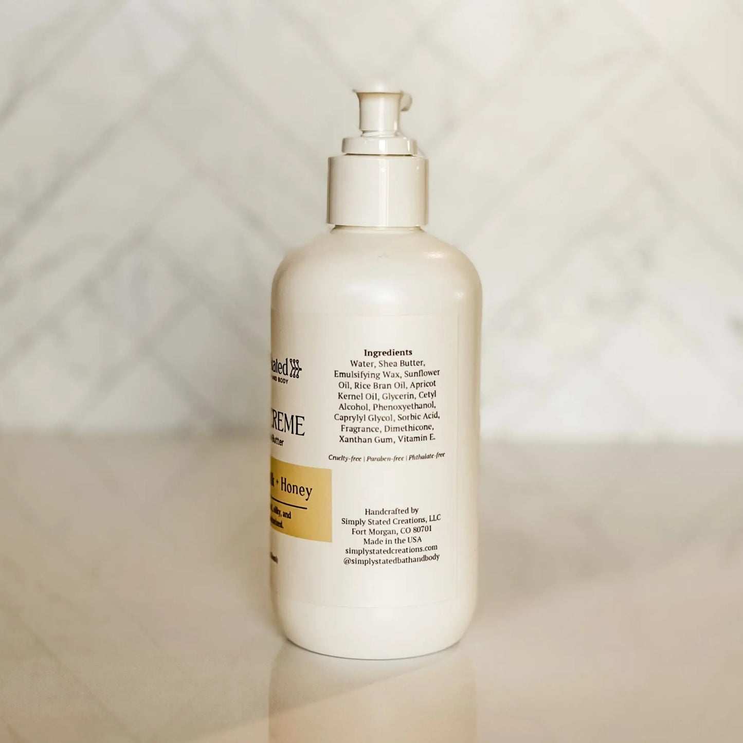 Simply Stated Oatmeal Milk + Honey Body Creme