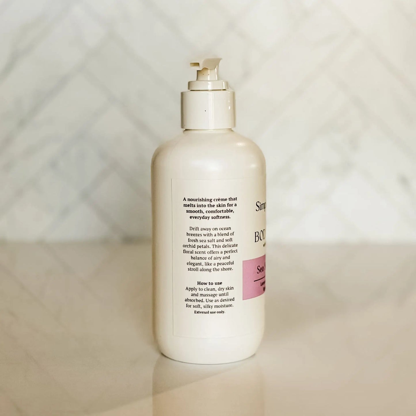 Simply Stated Sea Salt + Orchid Body Creme